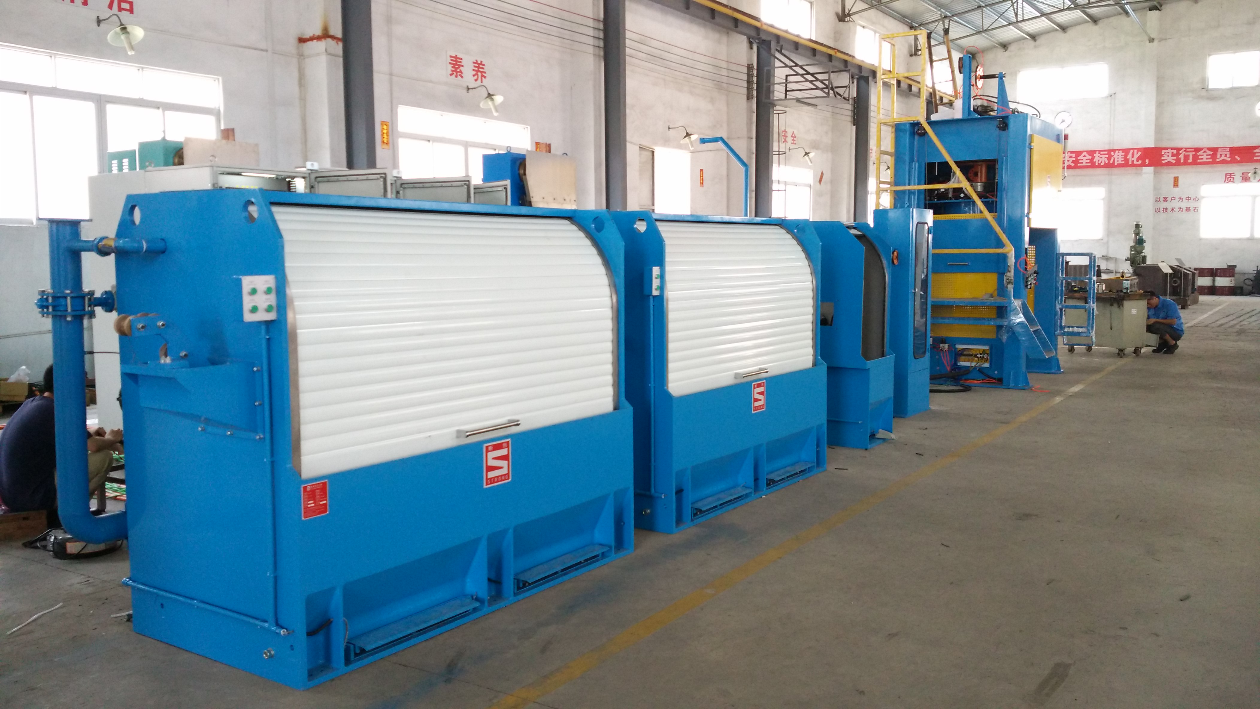 Máquina de desenho intermediário não deslizante de alta velocidade simples / dupla