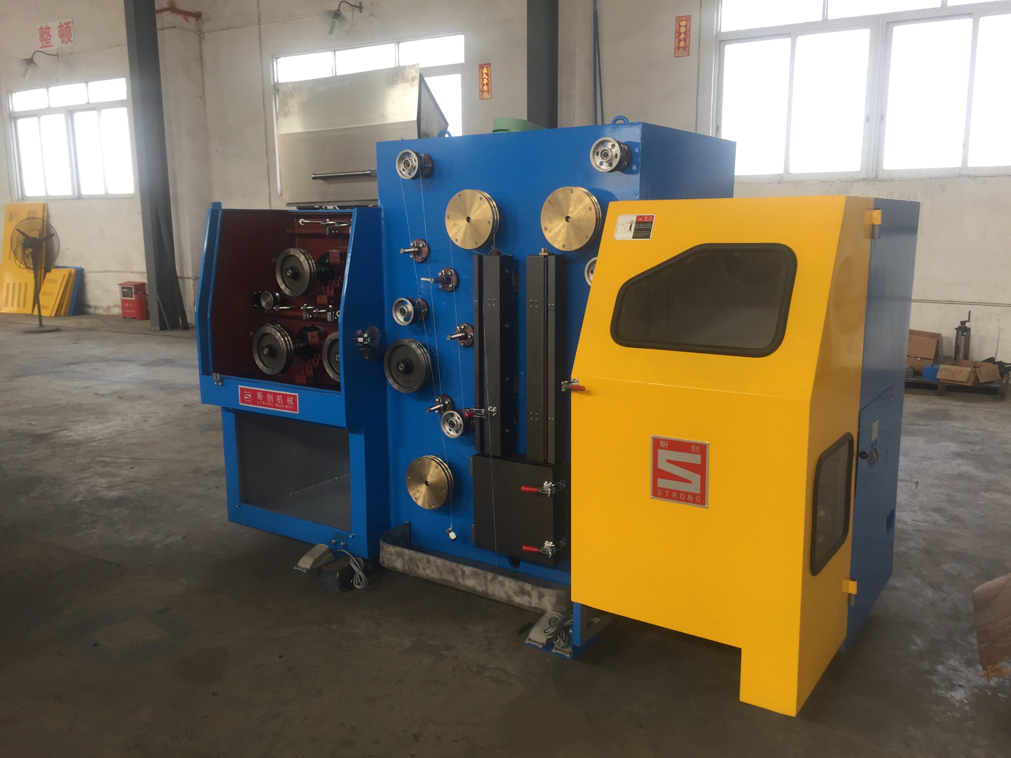 High Speed Double Fine Wire Drawing Machine with Inline Annealer