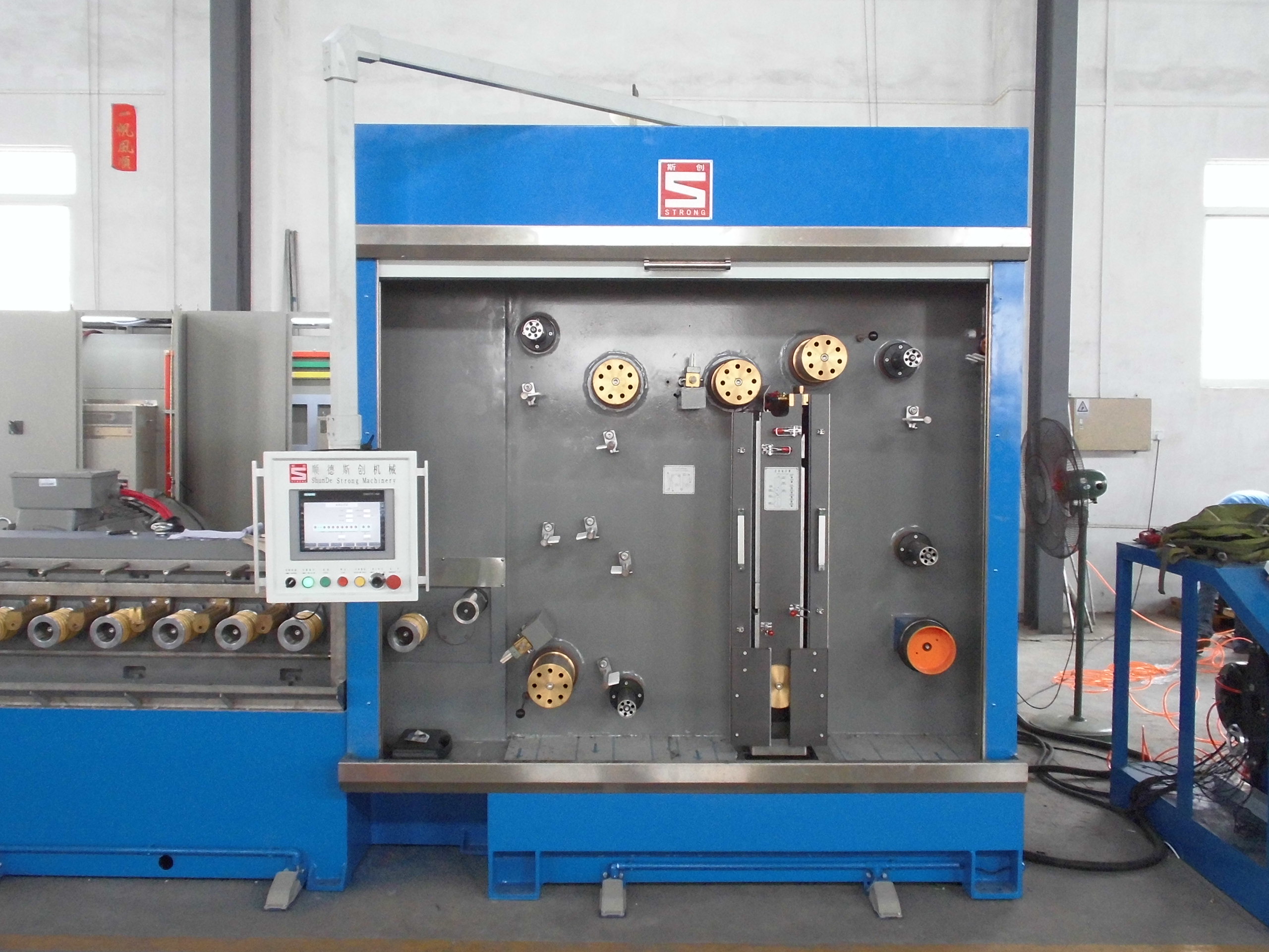 Inline Continuous Annealer for Multiple Fine Wire Drawing Machine (8/10/14/16 wires)